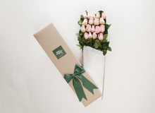 18 Pastel Pink Roses Gift Box &  Chocolates