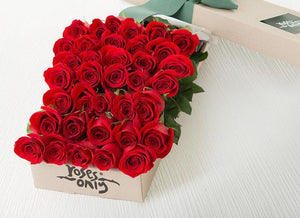 36 Red Roses Valentines Gift Box