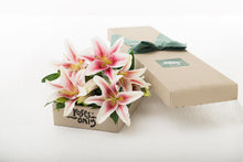 6 Pink Lilies Gift Box