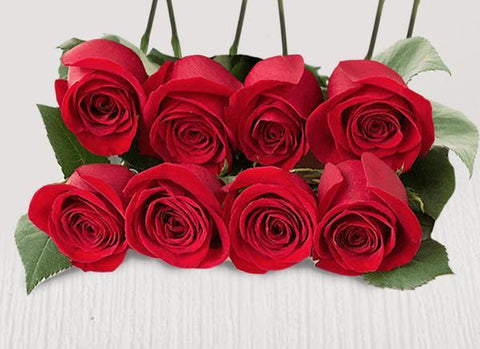 Eight extra red stems