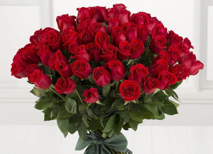 50 Long Stem Roses Bouquet