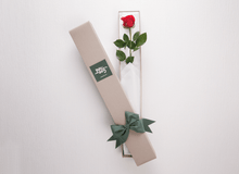 Single Red Rose Gift Box & Chocolates